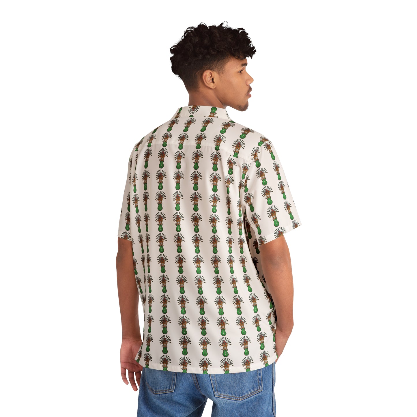 NT Warrior Men's Hawaiian Shirt (AOP)
