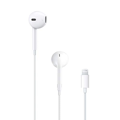 Apple EarPods Headphones with 3.5mm Plug, Wired Ear Buds with Built-in Remote to Control Music, Phone Calls, and Volume