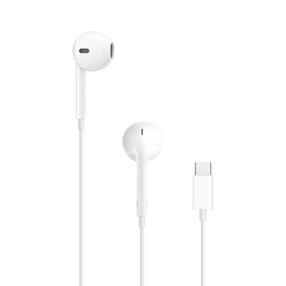 Apple EarPods Headphones with 3.5mm Plug, Wired Ear Buds with Built-in Remote to Control Music, Phone Calls, and Volume