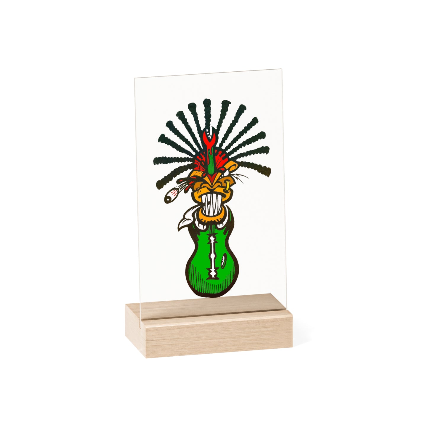 NT Warrior Sign with Wooden Stand (NT Collectibles)