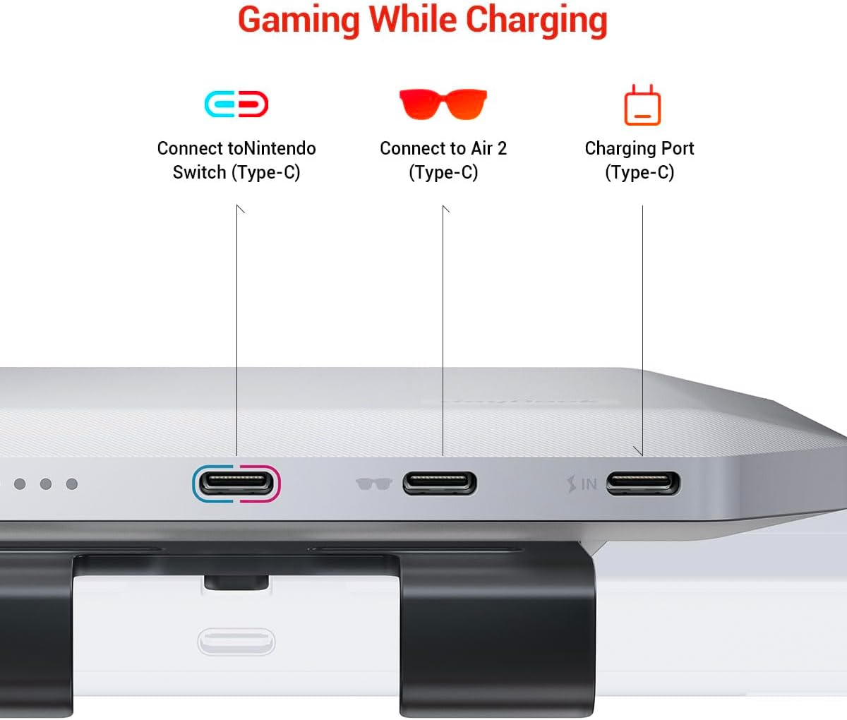 Air 2 and JoyDock Bundle, Up to 330" Wearable Display with All-day Comfort, 72g 1080P, Ideal for Gaming, Streaming and Working, Smart Glasses, Best TV/Projector/Monitor Alternative