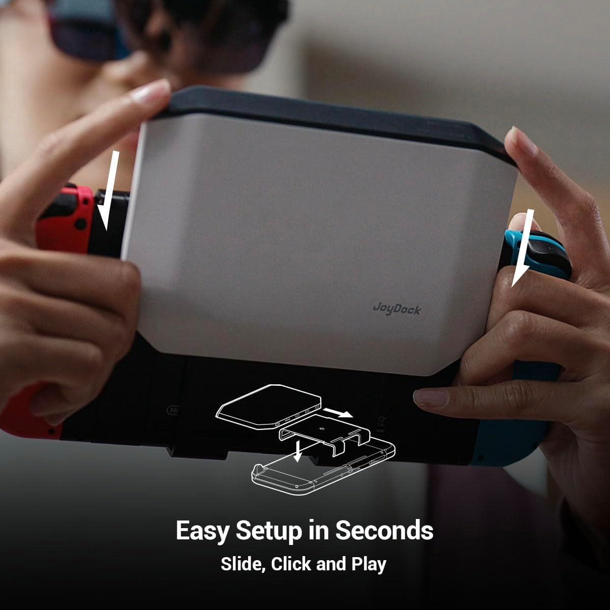 Air 2 and JoyDock Bundle, Up to 330" Wearable Display with All-day Comfort, 72g 1080P, Ideal for Gaming, Streaming and Working, Smart Glasses, Best TV/Projector/Monitor Alternative