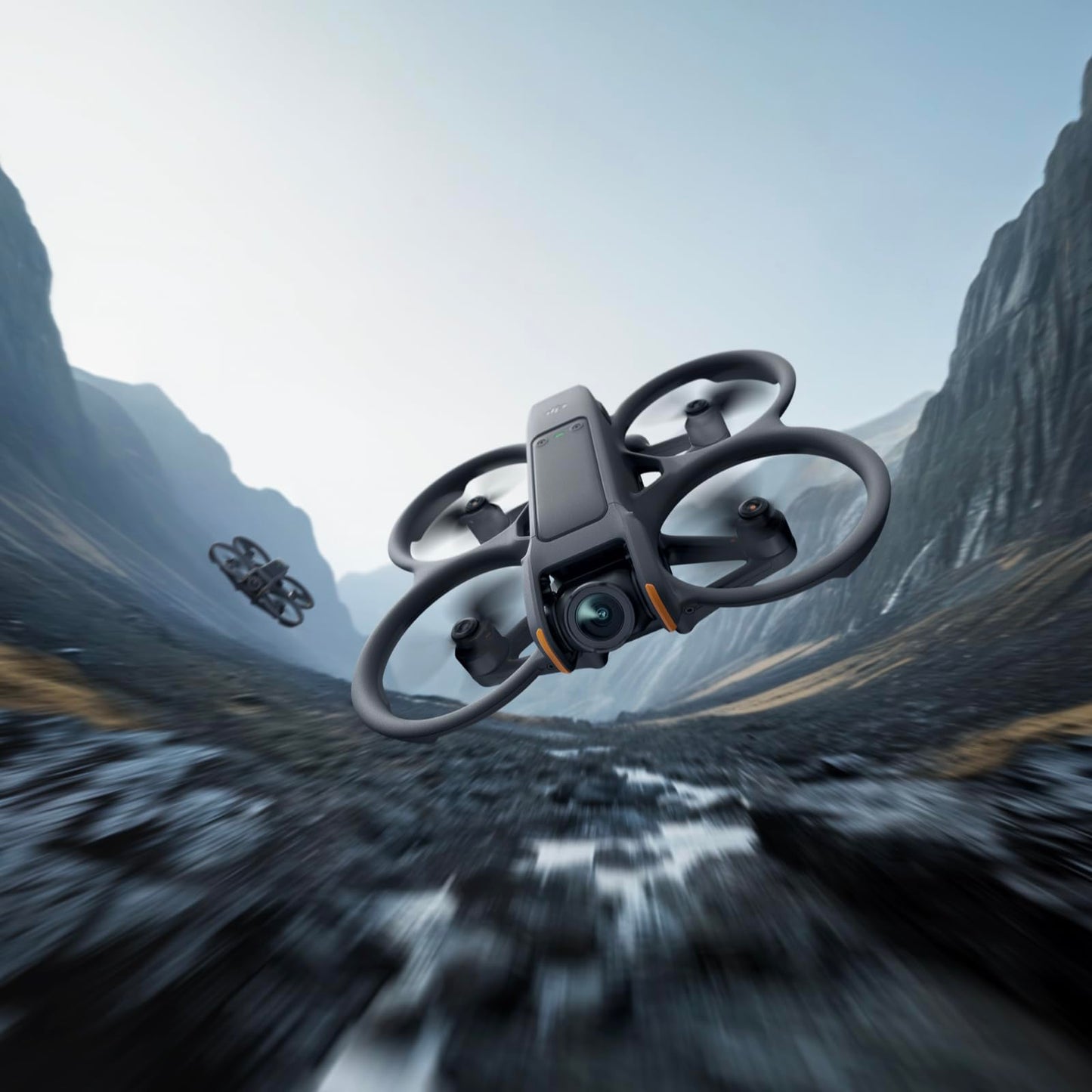 DJI Avata 2 Fly More Combo (1 Battery), FPV Drone with Camera 4K, Immersive Experience, Built-in Propeller Guard, Easy Flip/Roll, FAA Remote ID Compliant, POV Content Camera Drone, Black