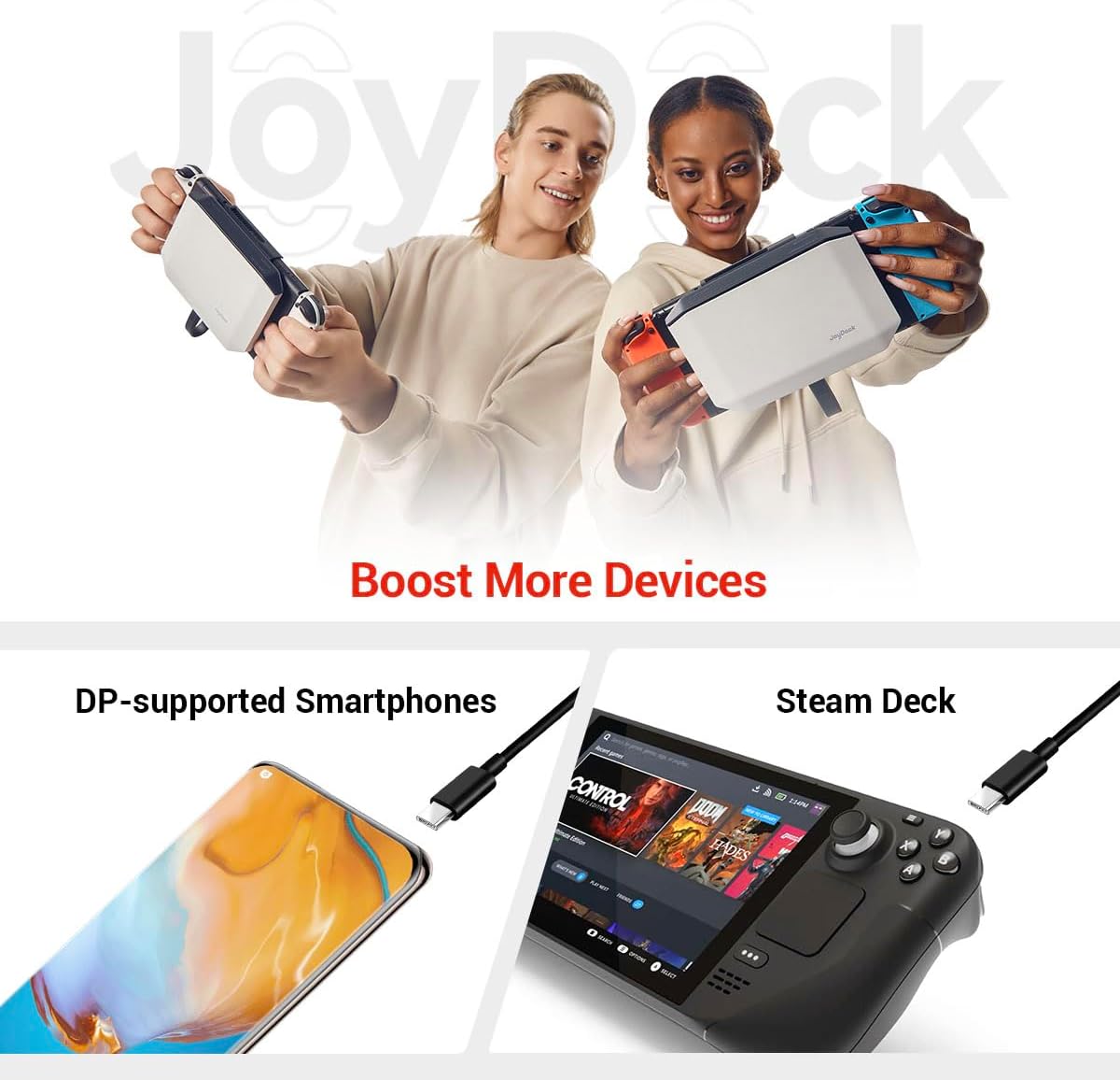 Air 2 and JoyDock Bundle, Up to 330" Wearable Display with All-day Comfort, 72g 1080P, Ideal for Gaming, Streaming and Working, Smart Glasses, Best TV/Projector/Monitor Alternative
