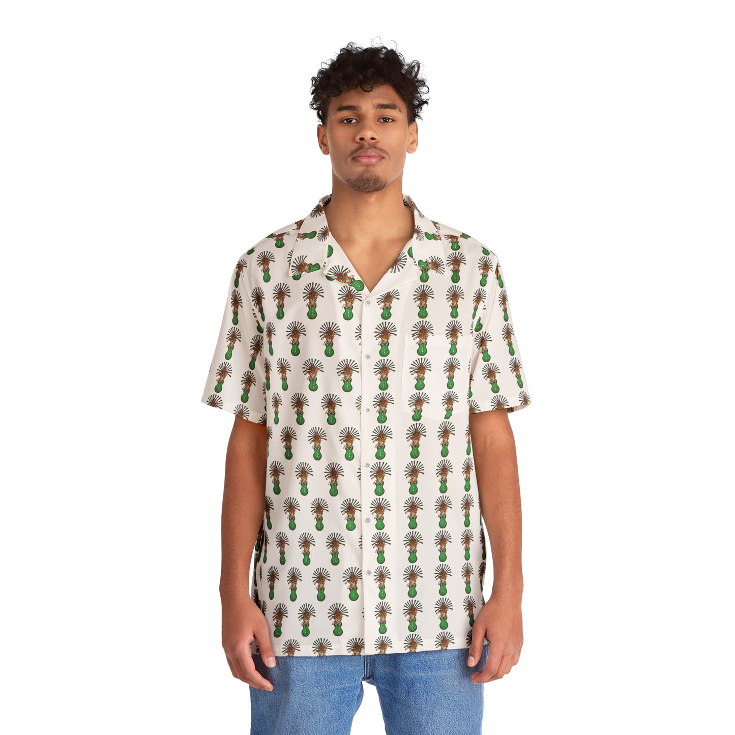 NT Warrior Men's Hawaiian Shirt (AOP)