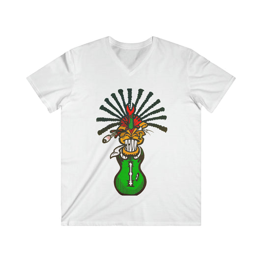 NT Men's Fitted V-Neck Short Sleeve Warrior Tee