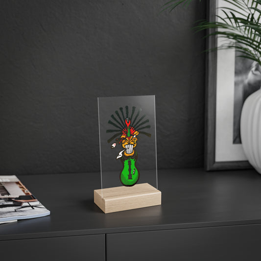 NT Warrior Sign with Wooden Stand (NT Collectibles)